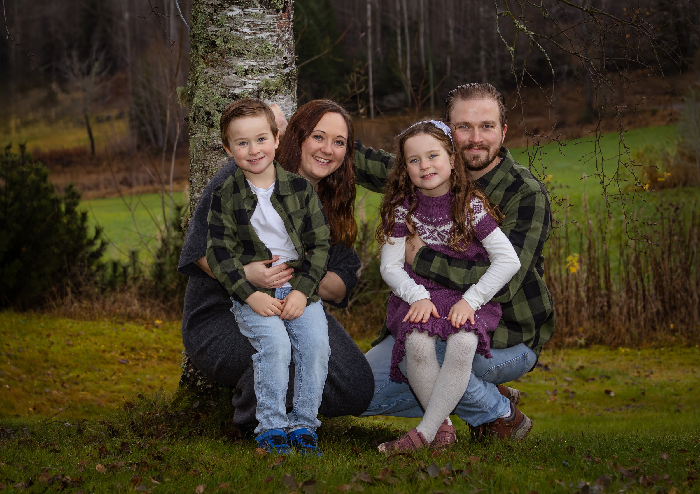 Familiefoto i Ringsaker av Fotograf Spalder